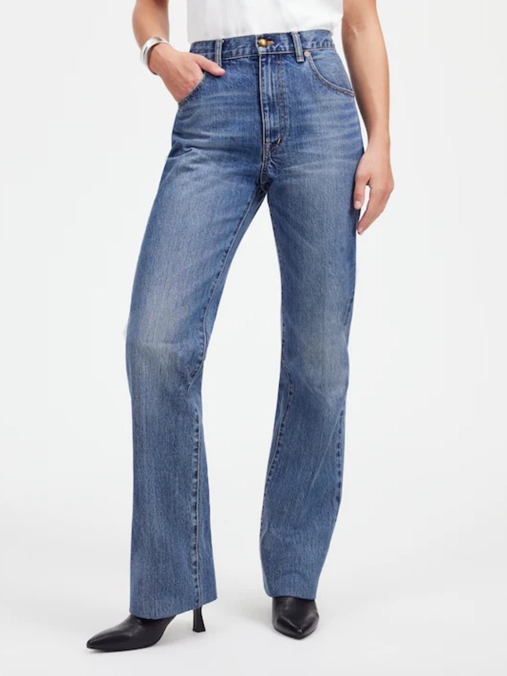 MADEWELL X ALEXA CHUNG- The Alexa Dream Jean in Croswell Wash Size 31